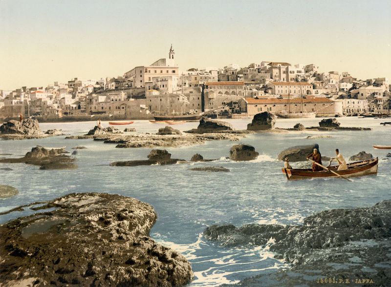 800px-Flickr_-_…trialsanderrors_-_Jaffa_from_the_sea,_Holy_Land,_ca._1895